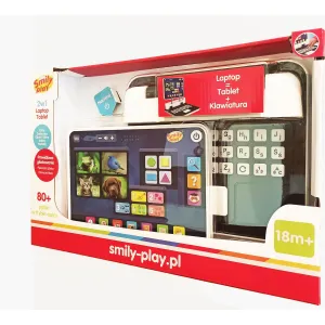 Smily Play vzdělávací hračka notebook a tablet 2v1 (SP83680)