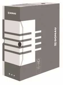 Kartotéka Donau A4 - šedá 120 mm x 340 mm x 297 mm (7662301FSC-13)