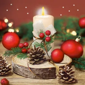 Vánoční ubrousky Pol-mak - mix 330 mm x 330 mm (SL GW)