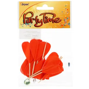 Arpex Valentýnská srdíčka na pírku (K051)