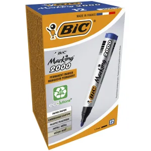 Permanentní popisovač Bic Marking 2000, modrý 1,5mm kulatý hrot (8209143)