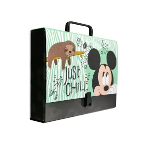 Beniamin Mickey Mouse A4, široký hřbet, barva: bílá (610271)