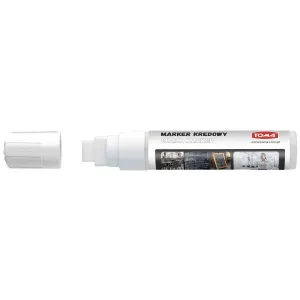 Tomův specializovaný popisovač, bílý 15,0-8,0 mm zkrácený hrot (TO-290 0 2)