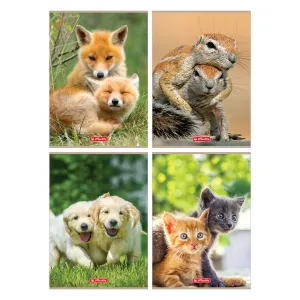 Herlitz Animals notebook A4 32k. Kontrola 70g (9583089)
