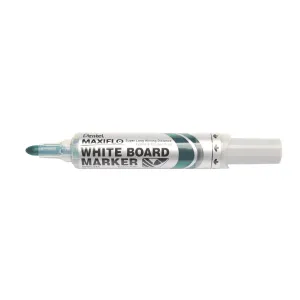 Popisovač Pentel na suché stírání, zelený, kulatý hrot 2,0-2,5 mm