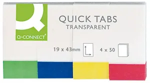 Q-Connect indexovací záložka 200k 19mm x 43mm (KF01225)