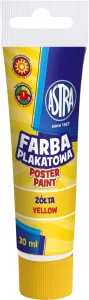Astra plakátové barvy barva: žlutá 30ml 1 barva.