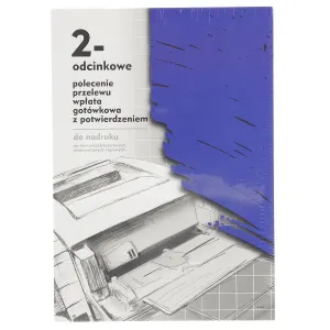 Ofsetový tisk Michalczyk i Prokop Převodní příkaz/platba v hotovosti s potvrzením, 2-odc A4 100k. (F-111-2)