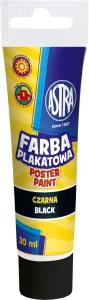 Astra plakátové barvy barva: černá 30ml 1 barva.