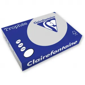 Barevný papír Trophee A4 - šedý 160g (xca41041)