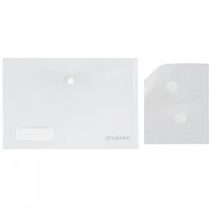 Starpak A5 plastový pořadač na knoflíky barva: transparentní (393898)