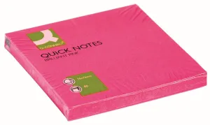 Q-Connect samolepicí bločky růžové 80k 76mm x 76mm (KF10516)