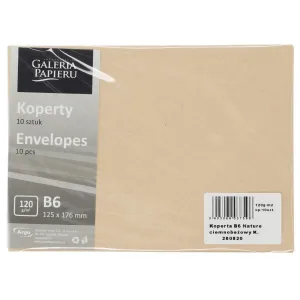 Gallery Paper b6 nature dark beige k Obálka B6 - béžová 125 mm x 176 mm (280820)