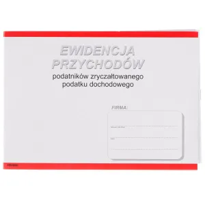 Ofsetový tisk Stolgraf ewidencja przychodów podatków zryczałtownych A5 A5 18k. (P2)