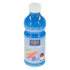 Lefranc&Bourgeois REDIMIX temperová barva: fluorescenční modrá 500ml 1 barva. (188020)