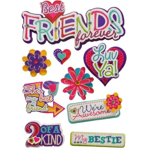 Titanum Craft-Fun Series papírová samolepka 3D Friends (1711)