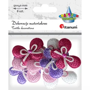 Látkové ozdobné mašle řady Titanum Craft-Fun (BY247)