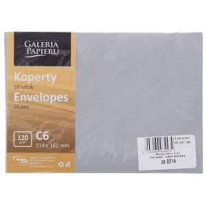 Galerie Paper Millenium C6 obálka - stříbrná (280266)