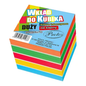 Protos papírové kostky intenzivní - různé 83 mm x 83 mm x 80 mm