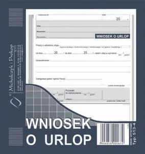 Ofsetový tisk Michalczyk i Prokop Žádost o dovolenou 2/3 A5 40k. (513-4)