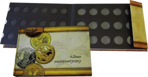Numismatický klastr Warta ALBUM S KLAPKOU - béžový 250mm x 176mm (112-012)