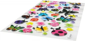 Titanum Craft-Fun Series vypouklé samolepky motýli, berušky, květiny (PPA005)