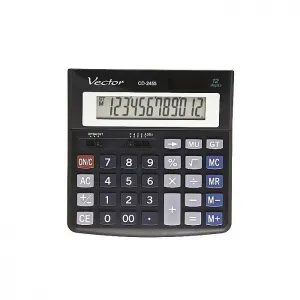 Stolní kalkulačka Vector (KAV CD-1202 BLK)
