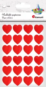 Nálepka (samolepka) Titanum Craft-Fun Series srdce (88x120)
