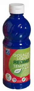 Lefranc&Bourgeois REDIMIX temperová barva: modrá 500ml 1 barva. (188009)