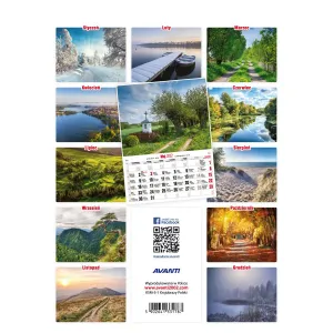 Nástěnný kalendář Avanti Landscapes 230mm x 305mm (5901769620001)