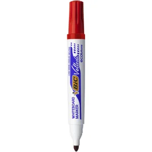Popisovač Bic Velleda Ecolutions 1701, červený 1,5mm kulatý hrot (904939)