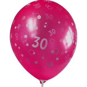 Amscan gumový balónek 6 ks 30 (996544)