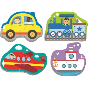 Trefl puzzle baby klasická vozidla 2 el. (36075)