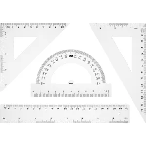 Geometrická sada Tetis 4 el. (BL001-BK)