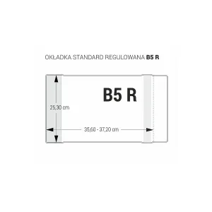 Kryt Biurfol B5R B5 253 mm x 356-372 mm (OZB-45)