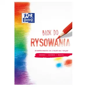 Kreslicí podložka Oxford A4 bílá 120g 20k (400093195)