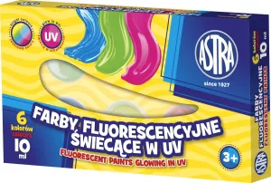 Astra fluorescenční plakátové barvy barva: mix 10ml 6 barev.