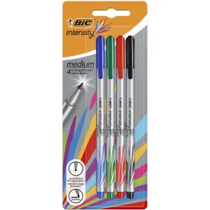 Inkoustové pero Bic Medium, mix 1,0 mm, 4 barvy (964824)