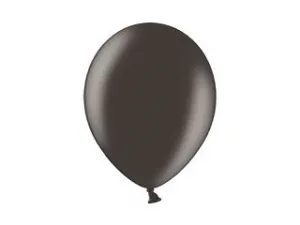 Partydeco metalizovaný gumový balónek 100 ks 12 palců černý