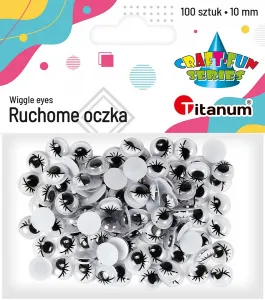 Očka Titanum Craft-Fun Series 10 mm 100 ks (ORZ003)
