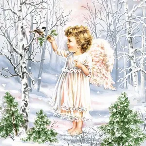 Vánoční ubrousky Pol-mak - mix 330 mm x 330 mm (SL GW)