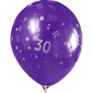 Amscan gumový balónek 6 ks 30 (996544)