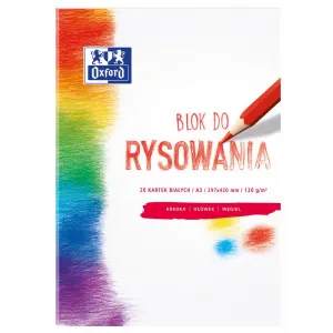 Kreslicí podložka Oxford A3 bílá 120g 20k (400093197)