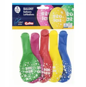 Godan PREMIUM STO LET gumový balón 5 ks mix 300 mm 12cal (GS110/PG01)