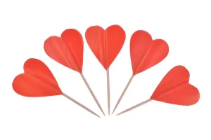 Arpex Valentýnská srdíčka na pírku (K051)