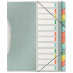 Pořadač Esselte color ice A4 barva: modrá 6 přihrádek (626256)