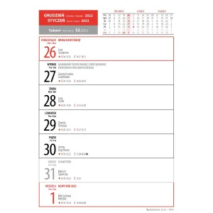 Stolní kalendář Avanti 148 mm x 210 mm (5901769620599)