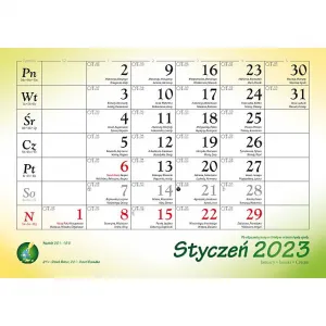 Rodinný kulinářský kalendář Lucrum 2023 280 mm x 200 mm (WL01)