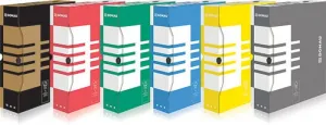 Kartotéka Donau A4 - hnědá 80 mm x 340 mm x 297 mm (7660301FSC-02)