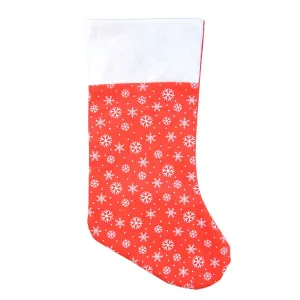 Vánoční ponožka Arpex se sněhovými vločkami (SM7801)